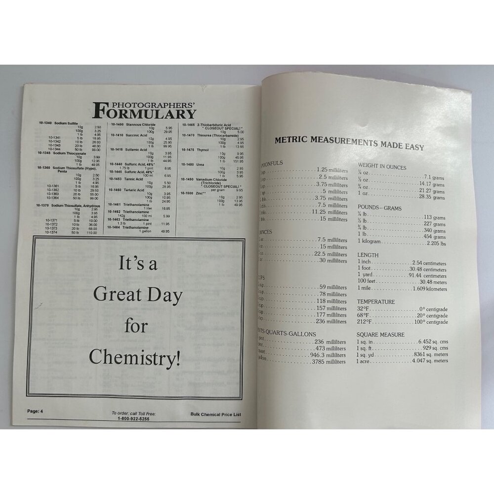 Vintage Photographers' Formulary Catalog Kits & Chemicals for Photography Camera - Picture 9 of 9